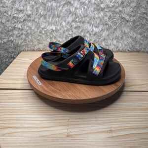 Chaco Black Tie Dye Z/Cloud Sandals Performance Footwear Youth Women's Size 5‎